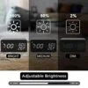 2 in 1 Wooden Digital Alarm Clock