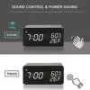 2 in 1 Wooden Digital Alarm Clock Image 5