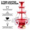 3 Tier Lighted Party Fountain Image 2 3 Tier Lighted Party Fountain