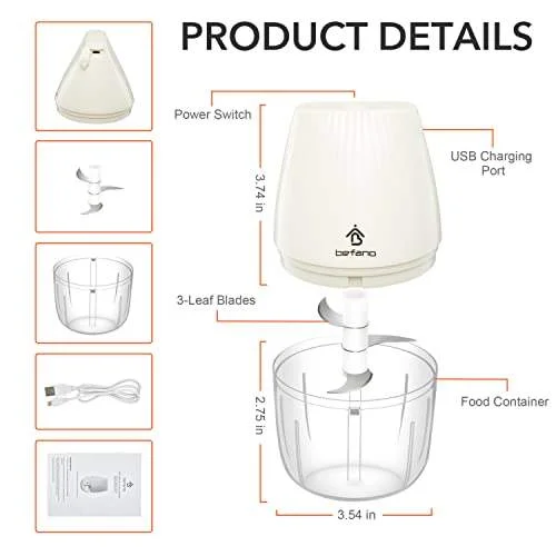 300 ML Electric Garlic Chopper Image 5