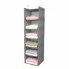 6 Tier Shelf Hanging Closet Organizer Image 1 6 Tier Shelf Hanging Closet Organizer Image 1