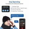 Bluetooth Beanie Hat for Men Women Image 5