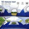 Camping Tent with Steel Poles Image 2