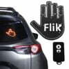 Car Window Middle Finger Light Image 1 Car Window Middle Finger Light Image 1