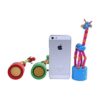 Colorful Wooden Giraffe Puppet Toys Image 4