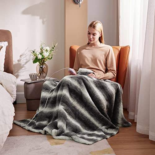 Electric Heating Faux Fur Blanket Image 4 Electric Heating Faux Fur Blanket Image 4