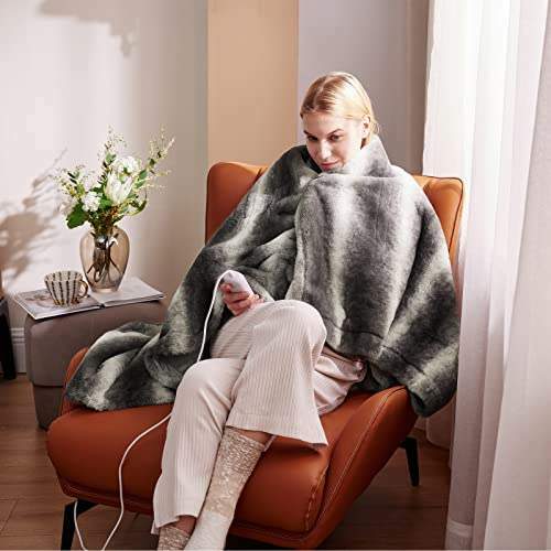 Electric Heating Faux Fur Blanket Image 5 Electric Heating Faux Fur Blanket Image 5