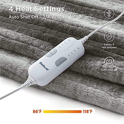 Electric Heating Faux Fur Blanket Image 7 Electric Heating Faux Fur Blanket Image 7