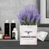 Farmhouse Rustic Tissue Box Holder Image 2
