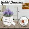 Farmhouse Rustic Tissue Box Holder Image 7