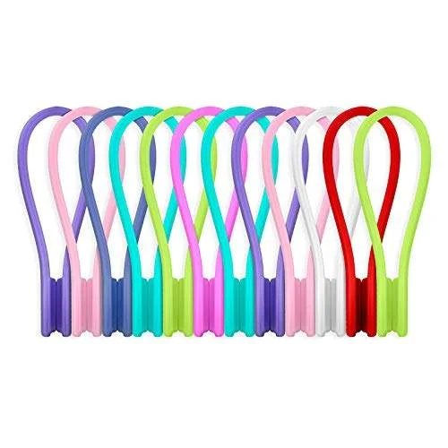 Magnetic Cable Ties Cord Organizers Image 1
