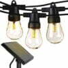 Patio Solar Powered LED String Lights Image 1 Patio Solar Powered LED String Lights Image 1