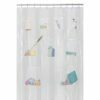 Shower Curtain Storage Pockets Image 2 Shower Curtain Storage Pockets Image 2