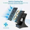 Wireless Charger with Cooling Fan Image 2