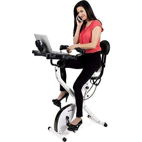 Workout Stationary Bicycle Desk Image 1