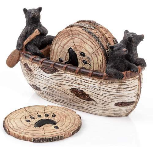 Bear Coasters Set – Bear gifts