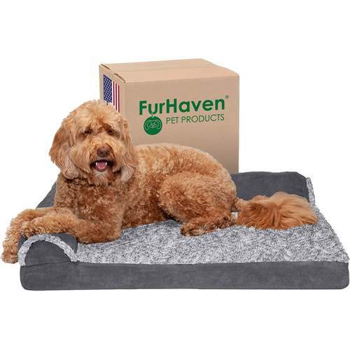 Furhaven L Chaise Dog Best Dog Beds