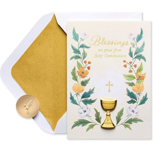 Papyrus First Communion Card First Communion Gifts