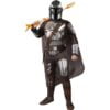 A man wearing star wars mandalorian full body suit 1 A man wearing star wars mandalorian full body suit 1