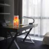 Himalayan Salt Table Night Lamp is kept on the office space