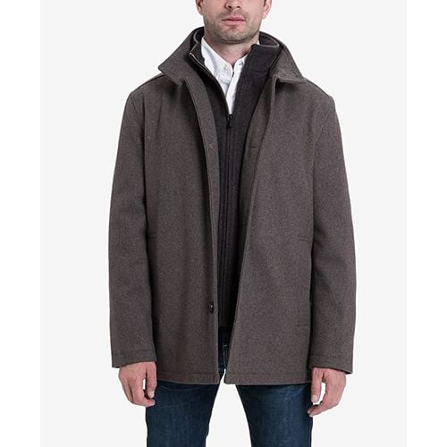 Wool blend car coat for car travel