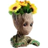 artificial sunflower kept in the baby groot succulent pot artificial sunflower kept in the baby groot succulent pot
