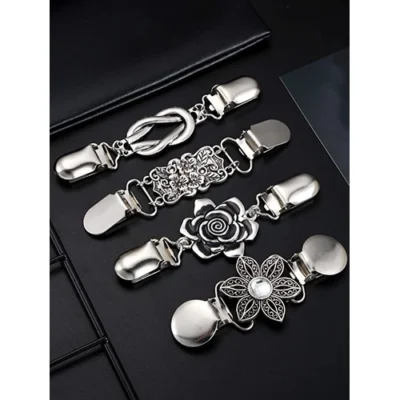 flower collar clips