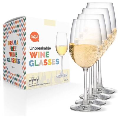 plastic wine glasses set