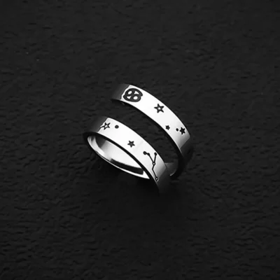 Stainless Steel zodiac cancer ring