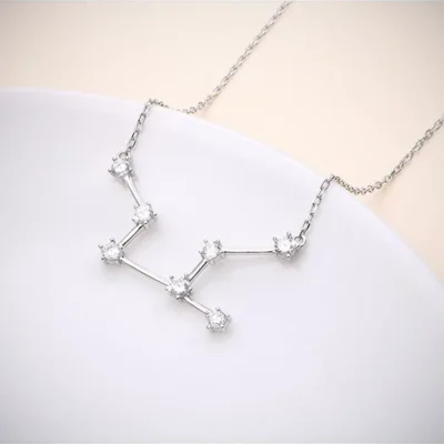 Virgo constellation necklace