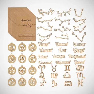 Zodiac constellations with zodiac letters zodiac signs and zodiac message card