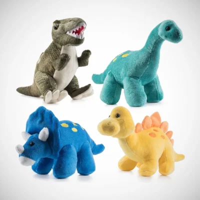 colorful dinosaur plush toys