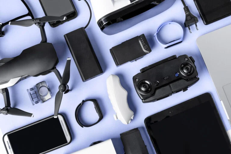 modern gadgets background