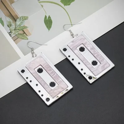 pair of casette drop earring 1