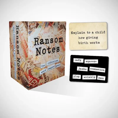 ransom notes family game with activity card and lots of words ransom notes family game with activity card and lots of words