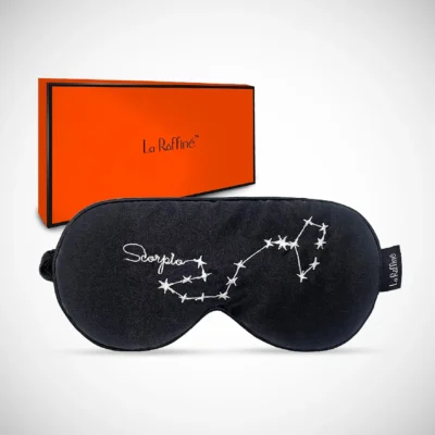 scorpio constellation sleep eye mask