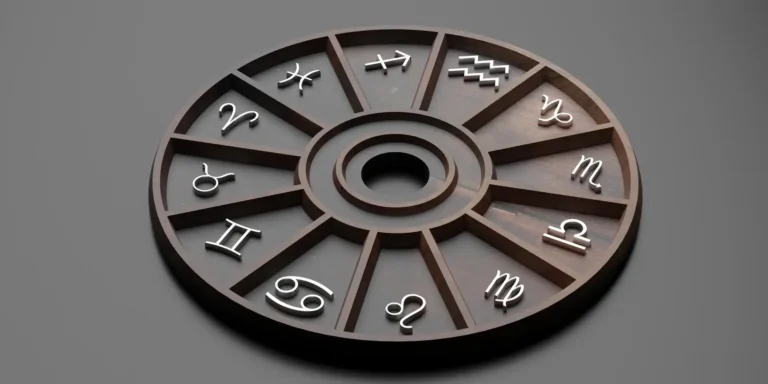 zodiac sign set in D black wheel background