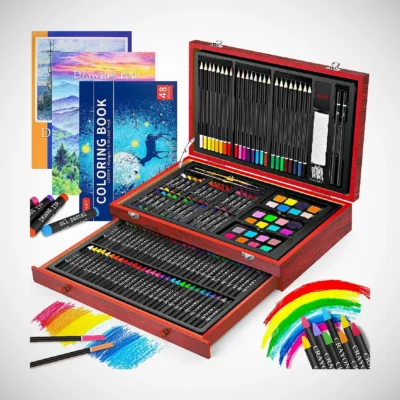 The complete coloring set with coloring book and drwaing pad